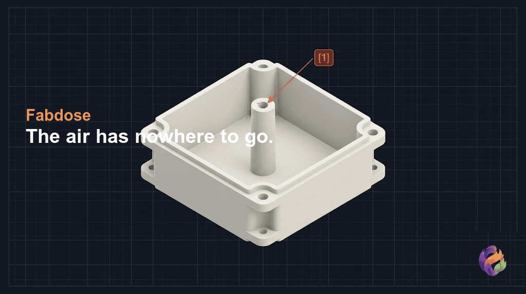 How Tall Can an Injection-Molded Screw Boss Be Before the Hole Stops Filling?