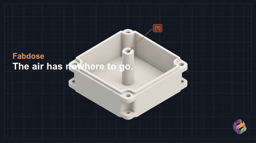 How Tall Can an Injection-Molded Screw Boss Be Before the Hole Stops Filling?