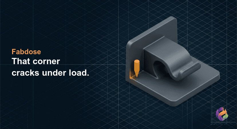 Skip the Fillet on an Internal Corner? Here's What It Does to Your Part's Strength