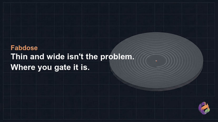 Is It Possible to Injection Mold a Thin, Wide Part? What Actually Limits It