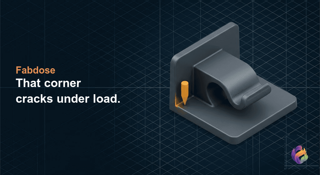 Skip the Fillet on an Internal Corner? Here's What It Does to Your Part's Strength